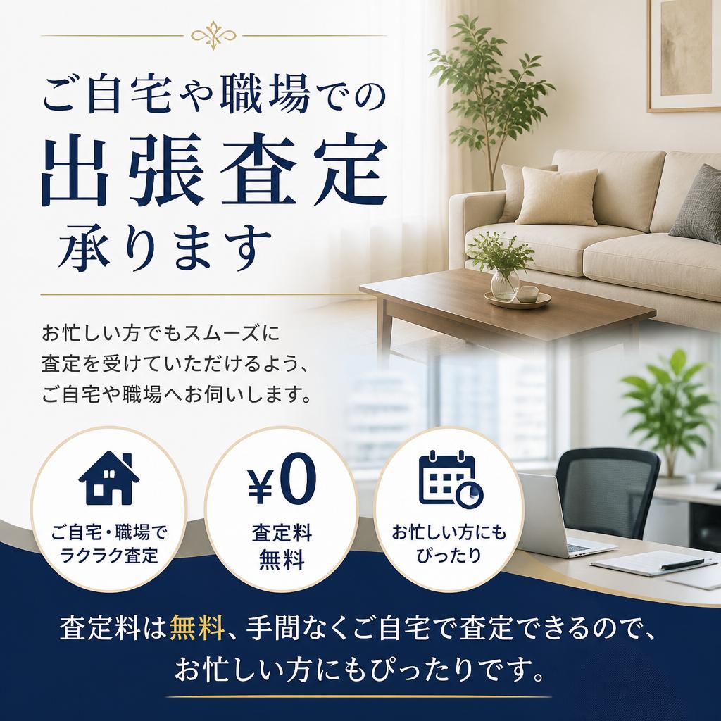 出張買取サービスの利便性