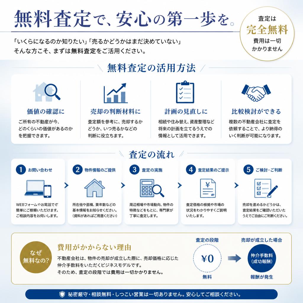 無料査定の利用法