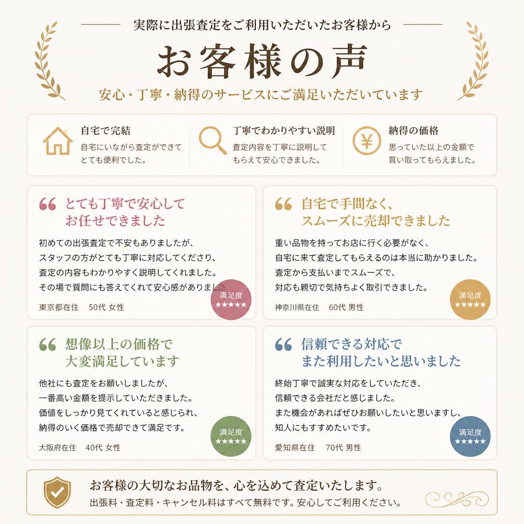お客様の体験談