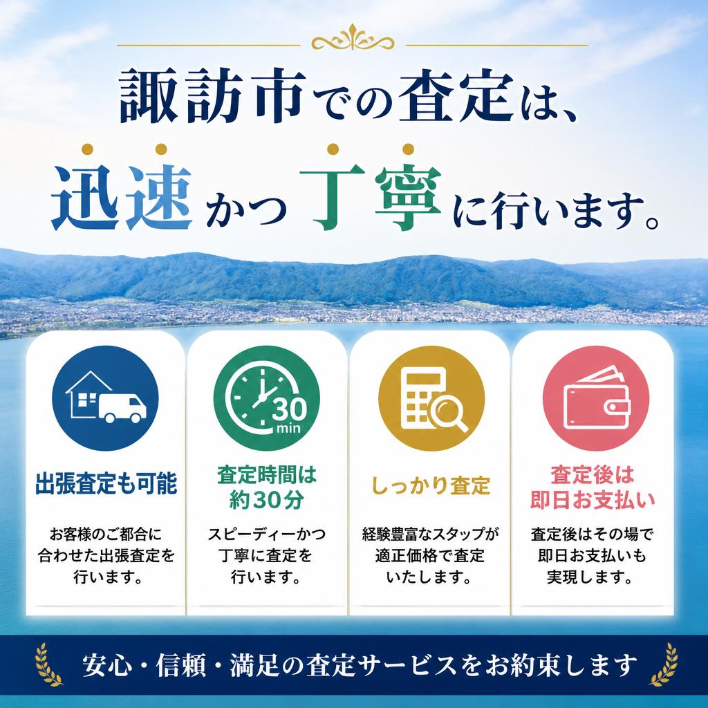 迅速対応でスムーズな査定