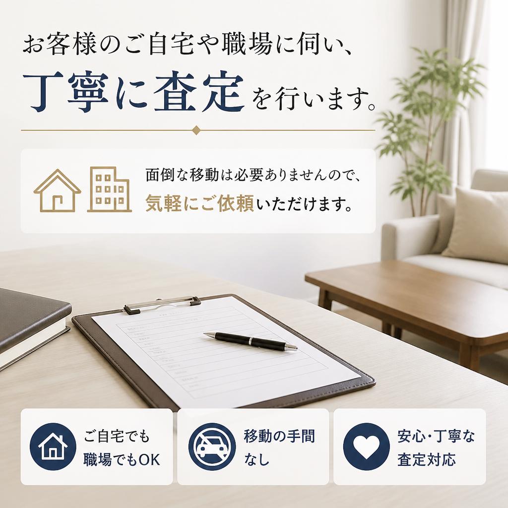 出張査定で手間いらず